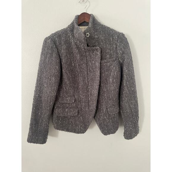 Banana Republic Jackets & Blazers - Banana Republic Boucle Zip Wool Jacket size Small